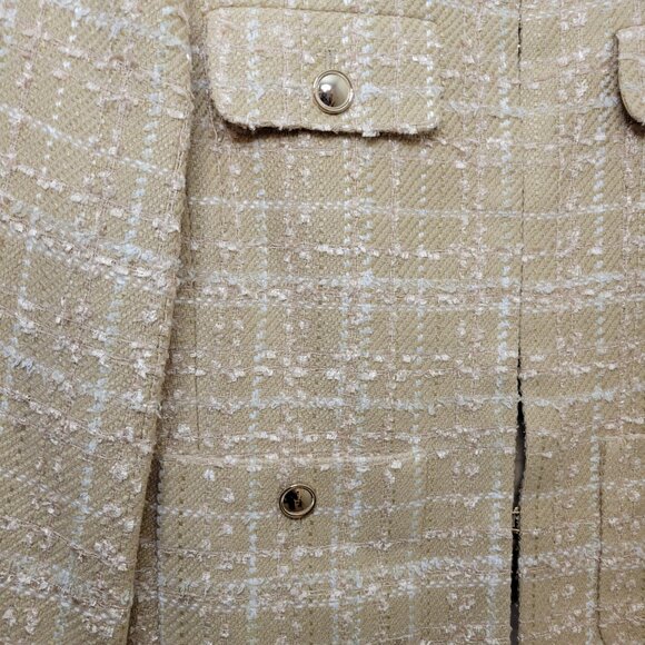 ANN TAYLOR NWT TWEED BLAZER SZ 10 - Picture 6 of 9